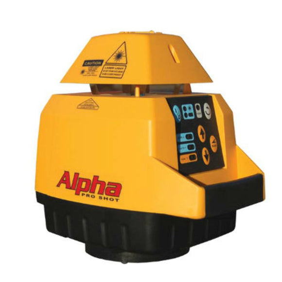 Yellow and black Proshot Alpha used for carparks, driveways and drainage