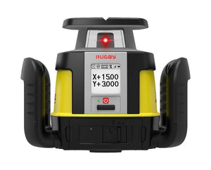 Black and yellow Leica Rugby CLA with upgradable options