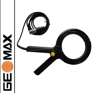 Black GeoMax Ezi clamp used with the Ezi transmitter t100 and t300