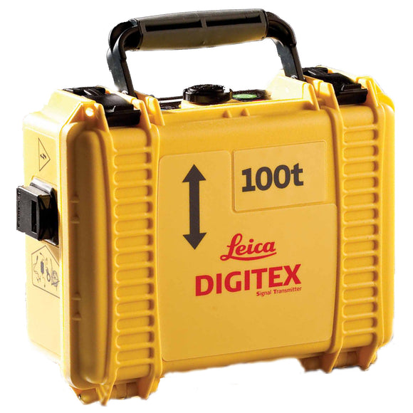 Yellow Leica Digitex box with a black handle