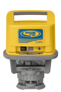 Grey and Yellow Spectra Precision LL500 laser level used for long range measurments